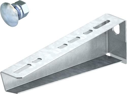 OBO Kannatinvalo MWA12 31Pituus310 mmSisältääpulttipaketin M10X25El sinkkipintainen