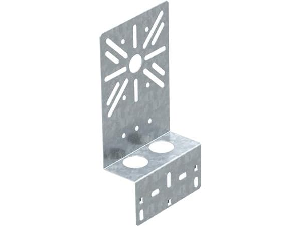 OBO Monteringsplatta liten MP WI KL, vinklad höjd 210 mm, bredd 120 mm Elektrisk förzinkad