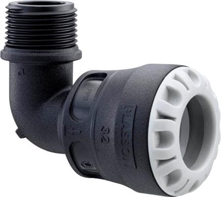 PLASTLINE PUSH-IN VINKEL NP 32 X 3/4"