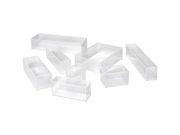 raaco Insert 55 A9-1, Polypropylen (PP), Gjennomsiktig, 39 mm, 55 mm, 47 mm, 12 g