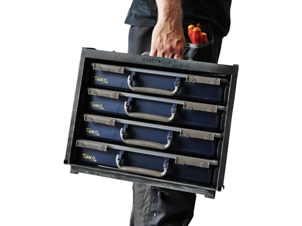 Kuljetuslaatikko raaco Assorter 55 4x8-0