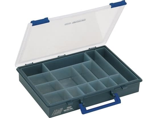 raaco Assorter 55 4x8-15, Polypropylen (PP), Blå, 338 mm, 261 mm, 57 mm, 860 g