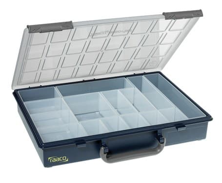 raaco Assorter 55 4x8-15, Polypropylen (PP), Blå, 338 mm, 261 mm, 57 mm, 860 g