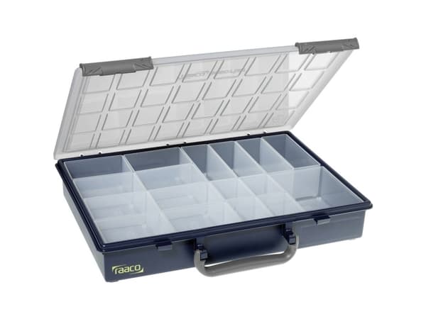 raaco Assorter 55 4x8-17, Polypropylen (PP), Blå, 338 mm, 261 mm, 57 mm, 850 g