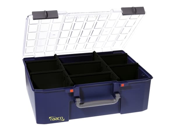 raaco CarryLite 150-9, Työkalulaatikko, Sininen, 20 kg, Sarana, 413 mm, 330 mm