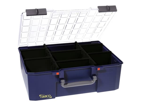 raaco CarryLite 150-9, Työkalulaatikko, Sininen, 20 kg, Sarana, 413 mm, 330 mm