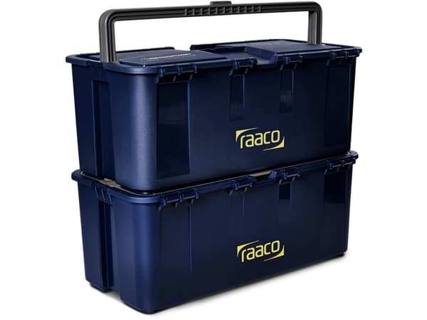 raaco Compact 15, Verktøy boks, Polypropylen, Blå, 20 kg, Hengsel, 426 mm