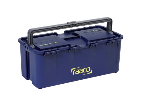 raaco Compact 15, Verktøy boks, Polypropylen, Blå, 20 kg, Hengsel, 426 mm
