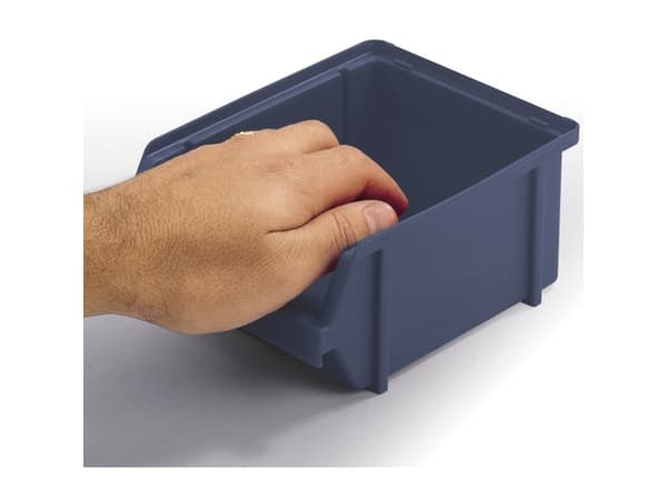 raaco 136662, Polypropylen, Blå, 10 kg, 125 mm, 300 mm, 126 mm