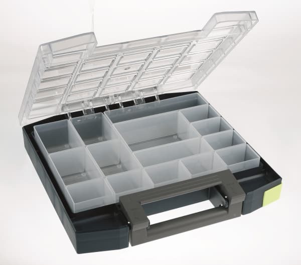 raaco Boxxser 55 5x5-15, Polykarbonat, 928 g, Blå