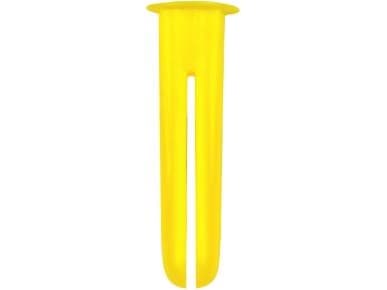 SCHNEIDER ELECTRIC Plug TP 1 gul Ø5,5mm løse. Egnet til beton, sten, letbeton, lecabeton, hultegl, tegl og gipsplader. - (500 stk.)