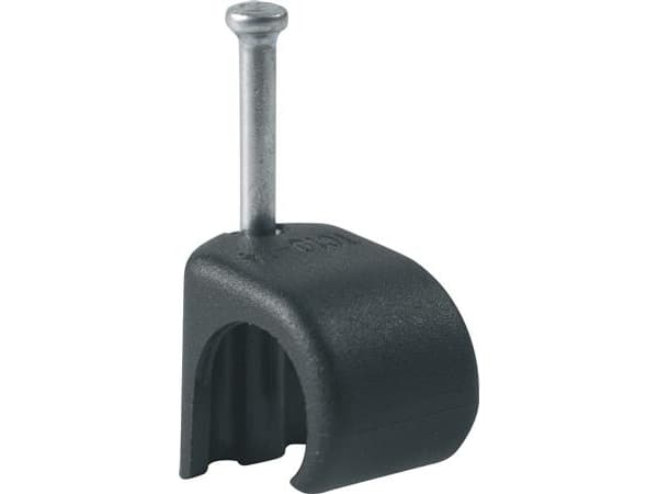 SCHNEIDER ELECTRIC Clips rund 5-7mm sortsøm 20mm - (100 stk.)