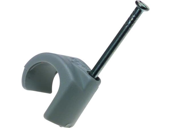 SCHNEIDER ELECTRIC Clips rund 22-26mm gråsøm 55mm - (50 stk.)