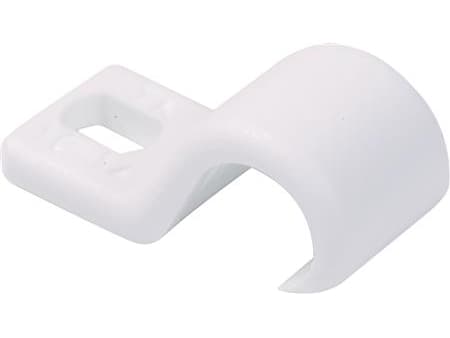 SCHNEIDER ELECTRIC Kabelupphängning plast vit5-7mm med 1 skruvhål 3,8x5,5mm - (100 st.)