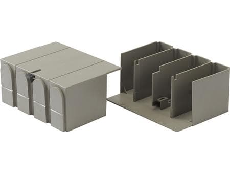 Schneider Electric 28958, 2 styck, Svart, Grå, IP40, 154 g, 146 mm, 105 mm