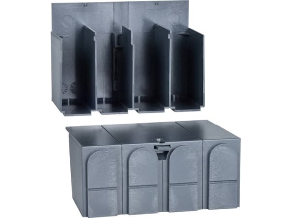 Schneider Electric 28958, 2 styck, Svart, Grå, IP40, 154 g, 146 mm, 105 mm