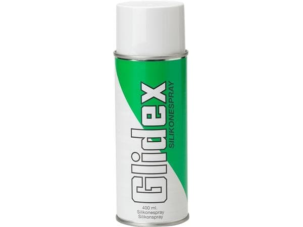UNIPAK Glidex spray glidemiddel 400ml spray dåse, multianvendelig ved montage af plastmufferør, gummilister og -pakninger