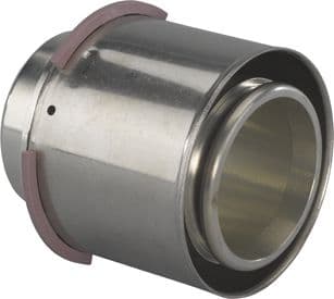 Uponor RS presadapter 63-RS2 - S-Press forkromet messing