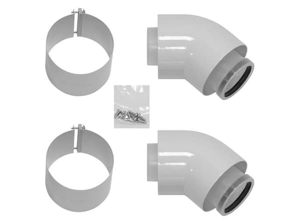 Vaillant EcoTEC Taivutus 45° 2 kpl 60/100 mm