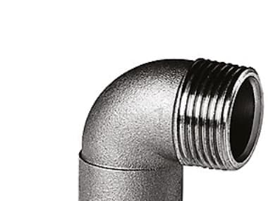 Viega overgangsvinkel 90° muffe/nippel 15 mm x 1/2" rødgods