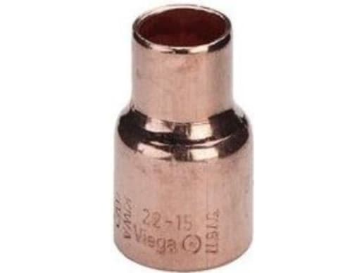 Viega reduktionsmuffe 22 x 15 mm kobber