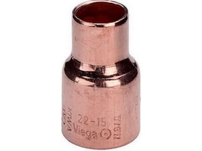 Viega reduktionsmuffe 22 x 18 mm kobber