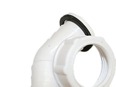 VIEGA Vinkelstuds i 45 grader med 1" x 3/4" rørgevind og 20-24 mm studs