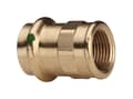 Miniatyrbilde 3 av 4: VIEGA Sanpress overgang ¾"x22mm af rødgods muffe/muffe, SC-contur