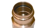 Miniatyrbilde 2 av 4: VIEGA Sanpress overgang ¾"x22mm af rødgods muffe/muffe, SC-contur