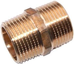 VIEGA Brystnippel 3/4" rødgods