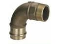 Miniatyrbilde 2 av 3: VIEGA Sanpress bøjning 1/2"-18 mm90 grader,af rødgods, SC-Contur SC-Conturmed muffe/ nippel