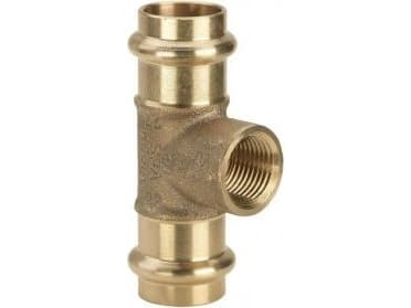 VIEGA SAPRESS tee 18 mm-1/2"SC-Conturin kanssasisäkierteellä