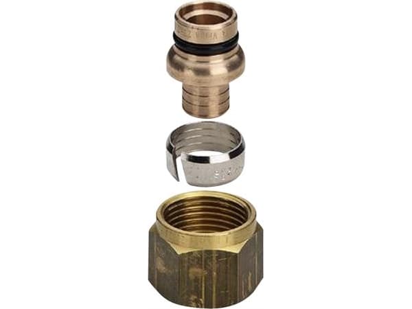 Viega nippelirööri 38" x 80 mm rødgodit