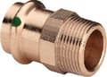 Miniatyrbilde 3 av 3: VIEGA Sanpress overgang ¾"x18mm af rødgods muffe/nippel, SC-contur