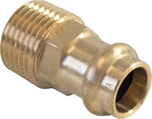 VIEGA Sanpress overgang 1/2"-18 mmaf rødgodsmuffe/nippel, SC-contur