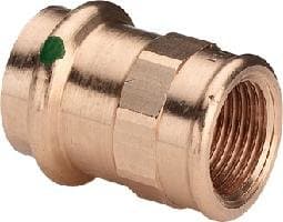VIEGA Sanpress overgang ¾"x18mm af rødgods muffe/muffe, SC-contur