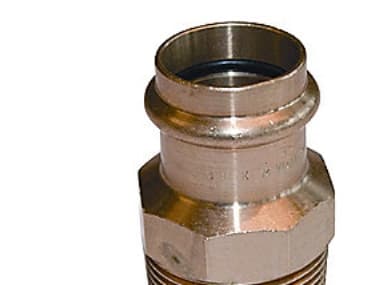 VIEGA Sanpress overgang 1"x35mm af rødgods muffe/nippel, SC-contur