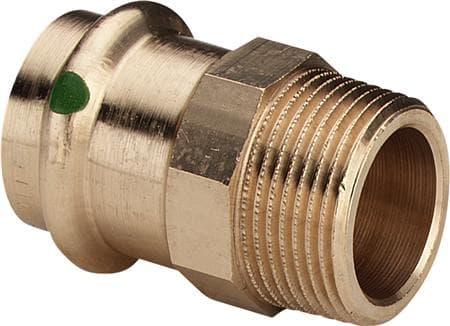 VIEGA Sanpress overgang 1"x35mm af rødgods muffe/nippel, SC-contur