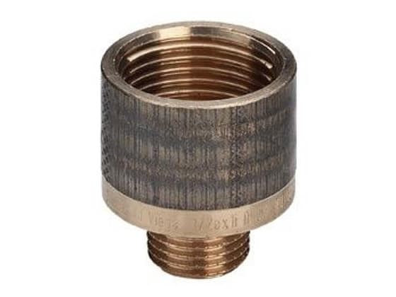 Viega spidsmuffe 1" x 34" rødgods