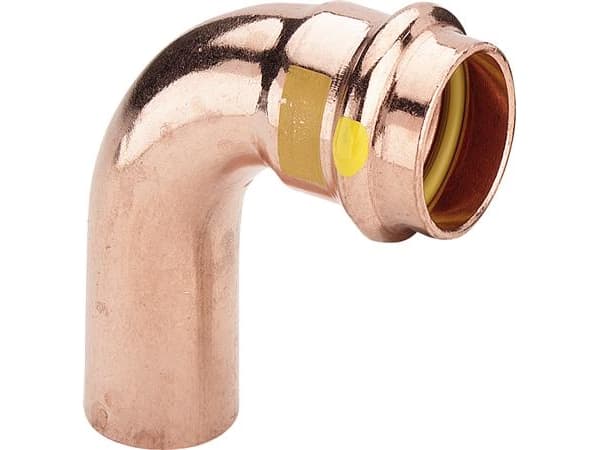 VIEGA Profipress G mutka 90Gr. 35mmkuparista, SC-Conturholkki/nippa