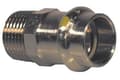 Miniatyrbild 2 av 2: VIEGA Profipress gas overgang ½"x15mm, af rødgods muffe/nippel, SC-contur