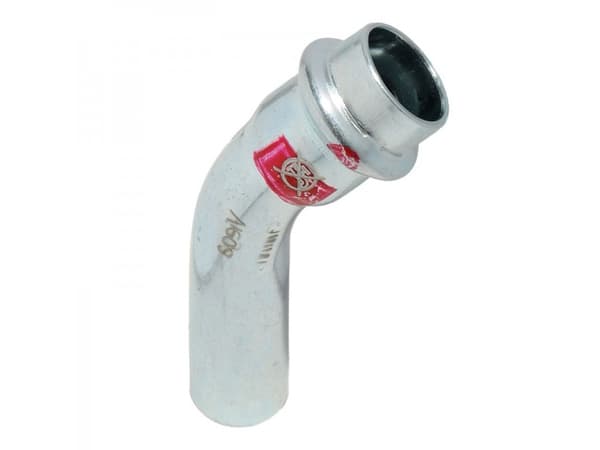Viega Sanpress Inox böjning 45° 22 Rostfritt stål/blankt, 435400