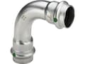 Miniatyrbilde 1 av 3: VIEGA Inox bøjning 90 grader 28 mmInox, rustfri stålmuffe/muffe, SC-Contur