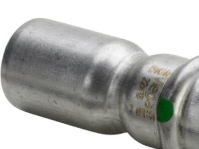 VIEGA Inox reduktion 42x22 mmInox, rustfri stål, nippel/muffe, SC-Contur