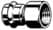 Miniatyrbild 3 av 3: VIEGA Inox overgang ½"x15mm Inox, rustfri stål, muffe/muffe, SC-Contur