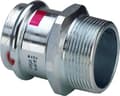 Miniatyrbilde 1 av 3: VIEGA Prestabo overgang ¾"x22mm af ulegeret stål muffe/nippel, SC-contur