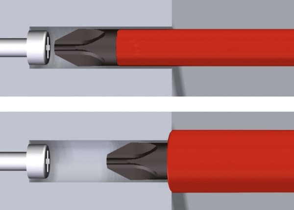 Wiha LiftUp electric 2831 - Screwdriver handle with bit set - 75 mm