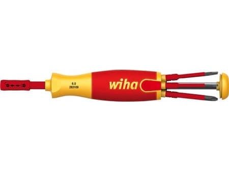 Wiha LiftUp electric 2831 - Screwdriver handle with bit set - 75 mm