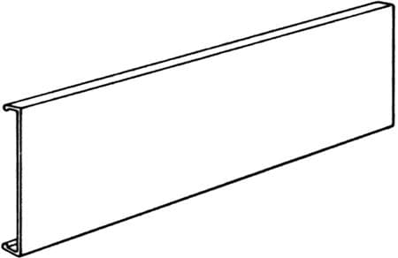HAGER Installationskanal FB 60110/2 PH lågHøjde 60 mm, bredde 110 mm, Længde 2000 mmPerlehvid ral 9016 plast - (2 meter)