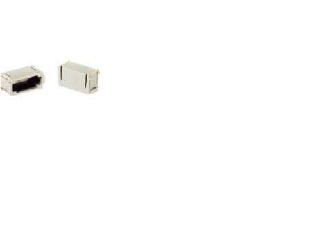 HARTING HAN modular dummy modul 6B, 10B, 16B, 24B. Hun og han delen. - (2 stk.)